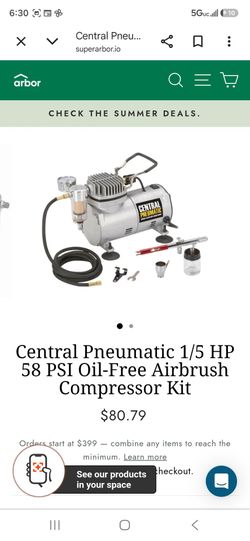 Central Pneumatic Aor Brush Complet Kit