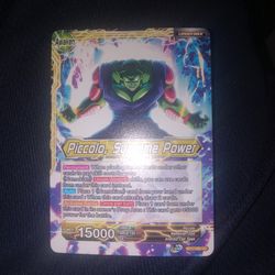 Piccolo and SS2 Gohan cards