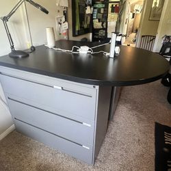 2 X Kimball Three Drawer lateral File cabinets - $100 Each 