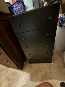 Black dresser