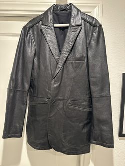 Leather Blazer Sport Coat