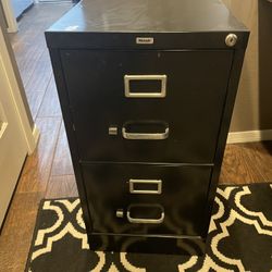 2 Drawer Heavy Duty Metal File Cabinet