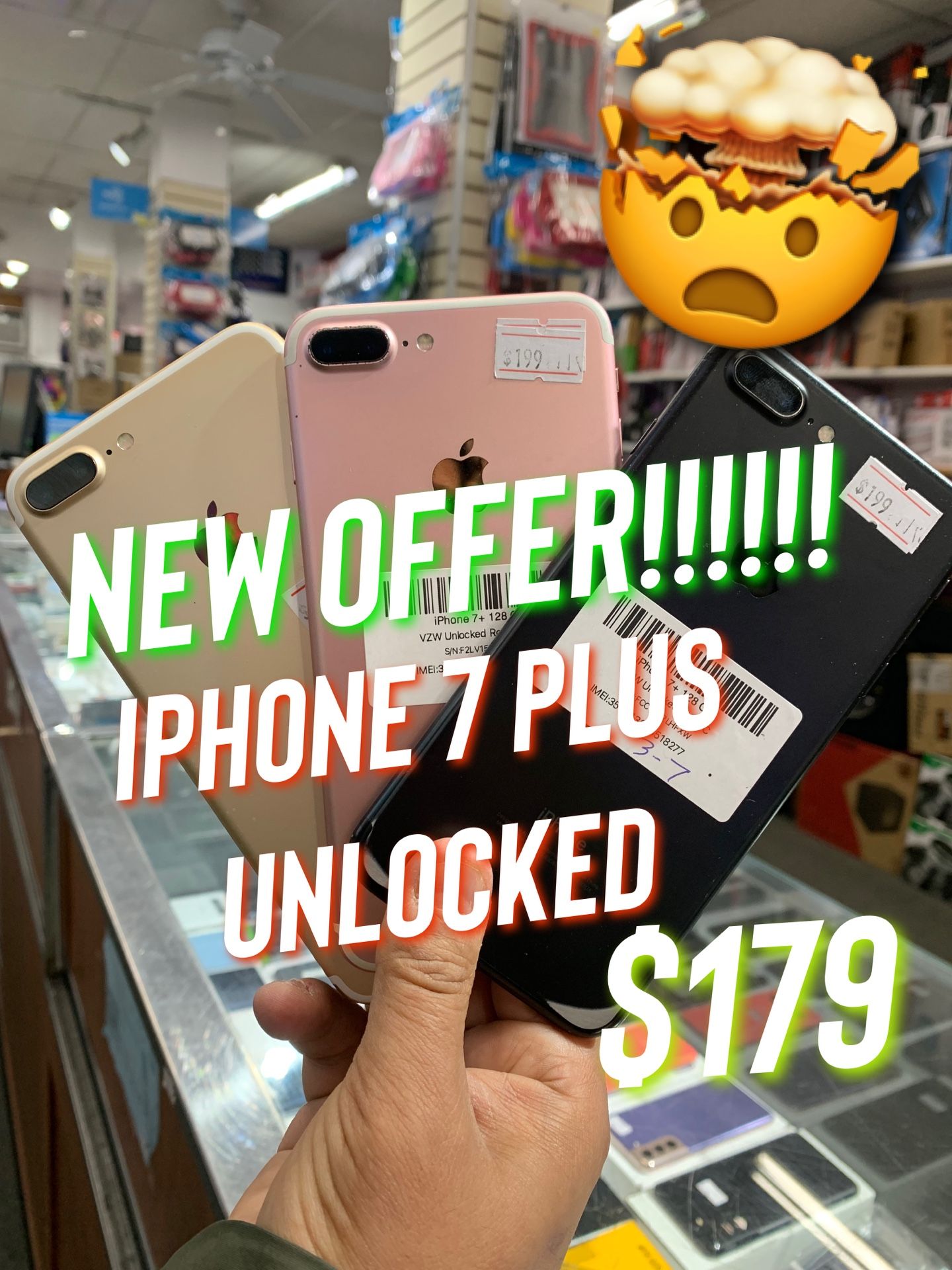 NEW OFFER!!!!! IPHONE 7 PLUS UNLOCKED