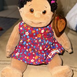 2 Vintage 10” Beanbag Plush retired Ty Beanie Kids collectible from 1999 Dolls Are part of the Ty Beanie Kids Collection