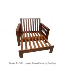 Indonesian Mahogany Futon Chair- Bed