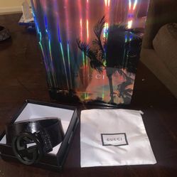 Authentic Gucci Belt Black