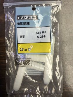 Hose Barb 3/8 in ID Tee A-291