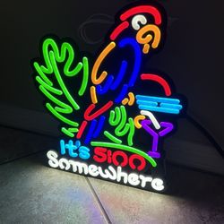 Neon Sign Its  5 o clock Somewhere BRAND NEW