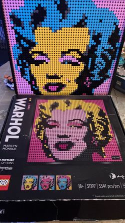 LEGO  Art Marilyn Monroe