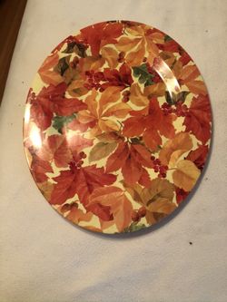 Large fall serving platter