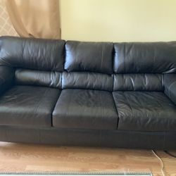 COUCH  and matching love seat leather