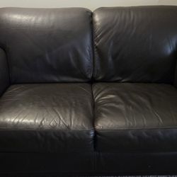 Free Leather Sofa Couch Macy's Excellent Condition