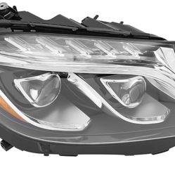 Front LED Headlights Assembly for 2017-2019 Mercedes-Benz GLS 350d/GLS 450/ GLS 550 /GLS 63 AMG w/LED DRL Projector Head Lights Direct Replacement Hea