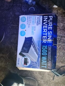 1500 watt inverter