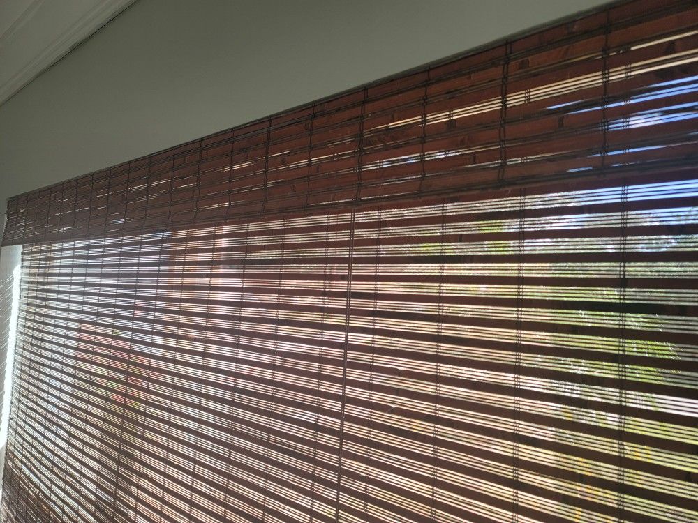 Bamboo blinds
