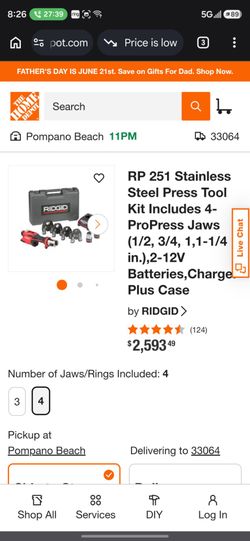 Rigid press tool kit