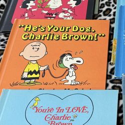 A Collection Of Charlie Brown Books 