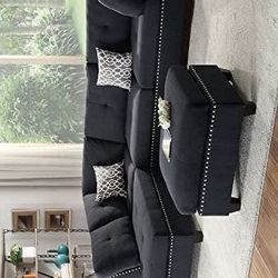 Sectional With Ottoman /// Financing Available 