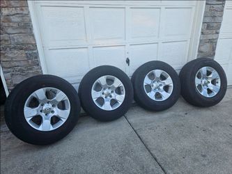 Brand new ram 2026 1500 bighorn wheels and tires