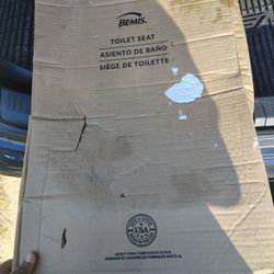 White Bemis Toilet Seat