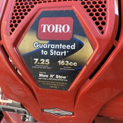 Lawn mower toro