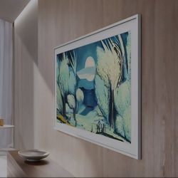 50-inch SAMSUNG QLED The Frame 4K Smart TV UHD HDR (2025 Model)