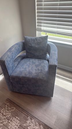 2 spinning swivel couch set with cushions