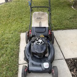 Lawn Mower with bag Self Propelled Craftsman