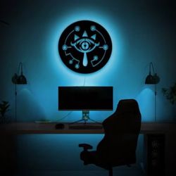 The Legend of Zelda LED wall lamp.LED night light remote control lamp....
