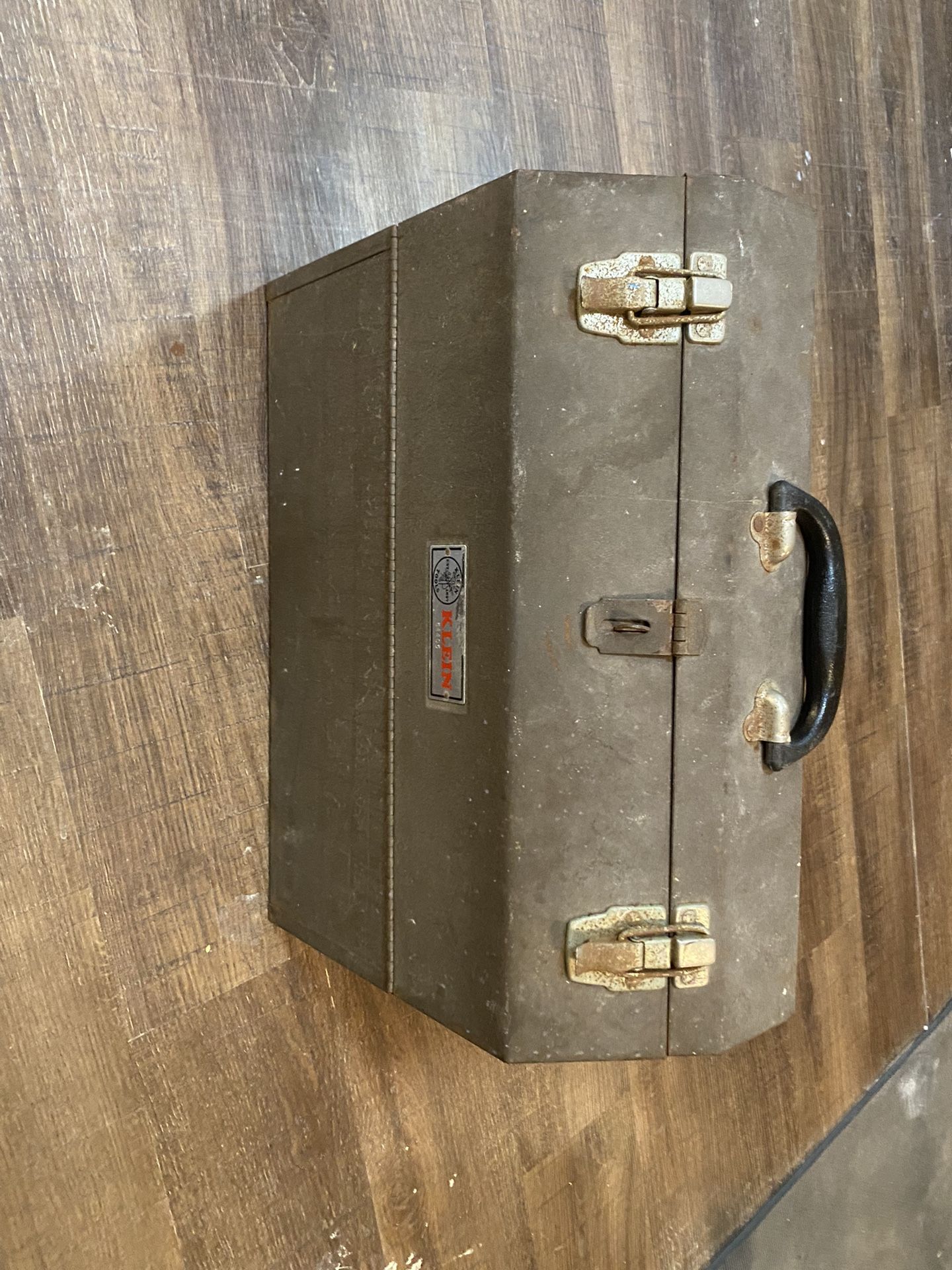 Vintage Klein Metal Tool Box