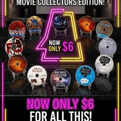 Over 6 DVD and Blue Ray collection