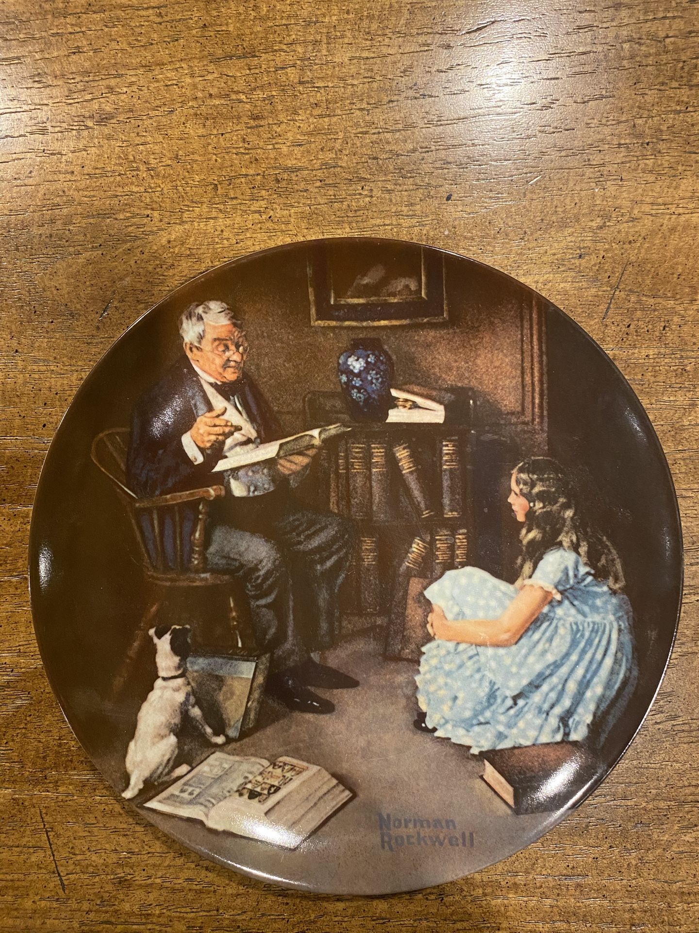 Norman Rockwell “the Storyteller” Collectors Plate