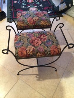 Matching Flower Chairs