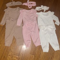 Baby girl 3 Piece Set (3 Colors)