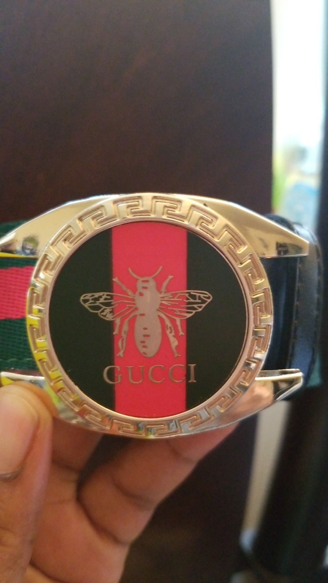 Gucci belt new size 42-44