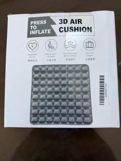 3D Air Cushion Press to Inflate Seat Pad