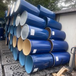55 Gallons Light Weight Skinny Metal Barrels Food Grade Clean Inside 