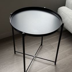 Black IKEA Side Table 