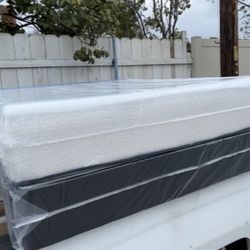 **NEW MATTRESS - MEMORY FOAM! COLCHON NUEVO - FREE DELIVERY/ ENTREGA GRATIS!** Cama Bed Box Spring 