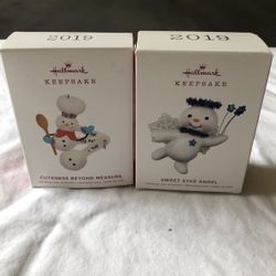Hallmark 2019 “Sweet Star Angel” & “Cuteness Beyond Measure” Ornaments - NEW