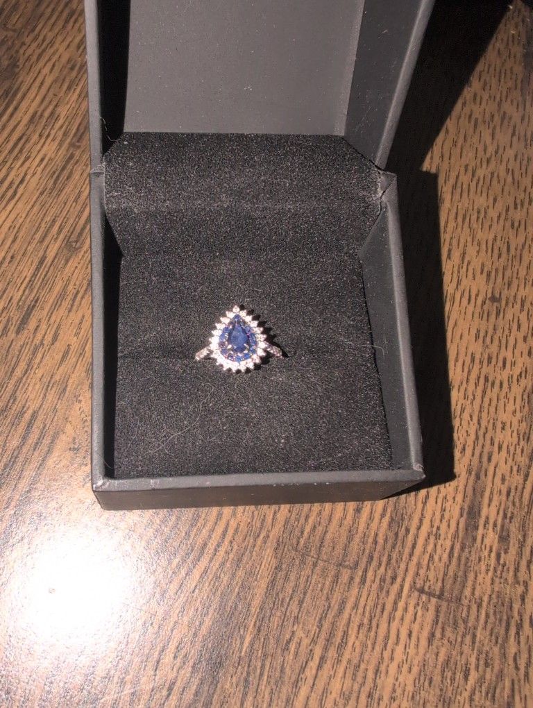 Sapphire and Diamond Ring