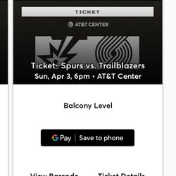 Spurs tickets