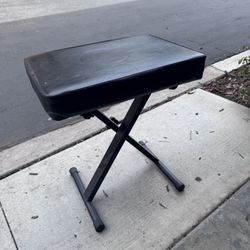 Keyboard bench chair stool x style