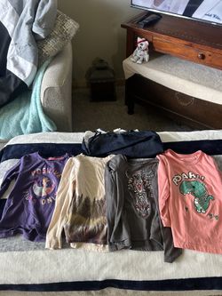 5T Little Girls, Long Sleeve Tops