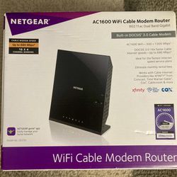 NETGEAR AC1600 Wifi Cable Modem Router, Model #C6250 (Free Local Delivery)