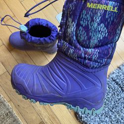Girls Size 1 Merrel Boots. 