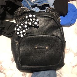 black disney minnnie mouse backpack 