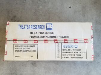 Theater Research 6.1 Pro Home System