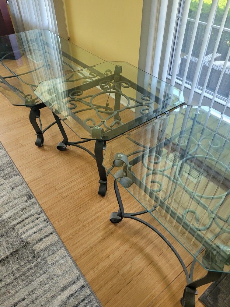 Coffee Table And 2 End Tables