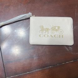Coach wristlet genuine